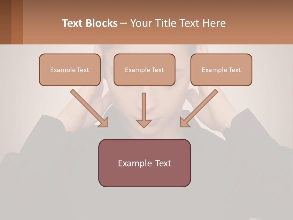 Peaceful Standing Sunset PowerPoint Template