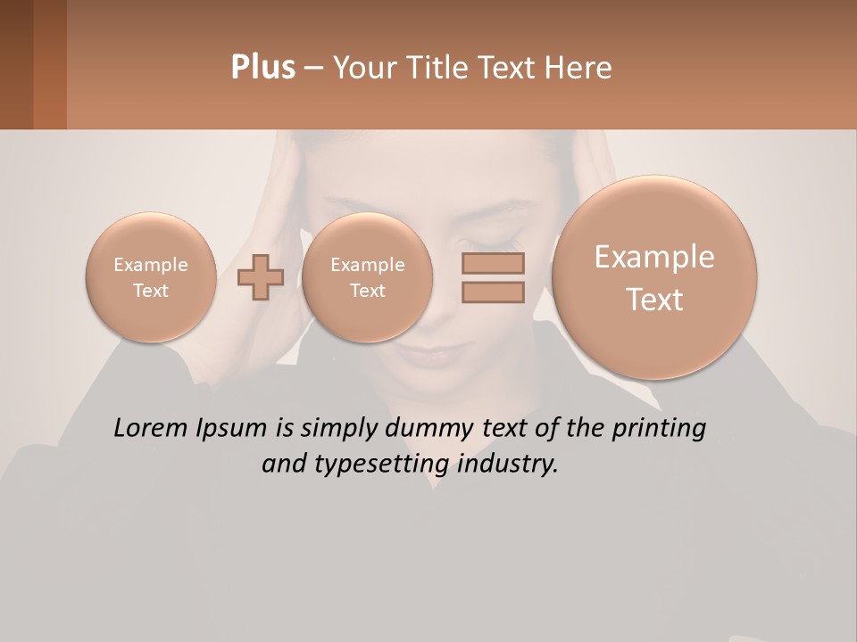 Peaceful Standing Sunset PowerPoint Template