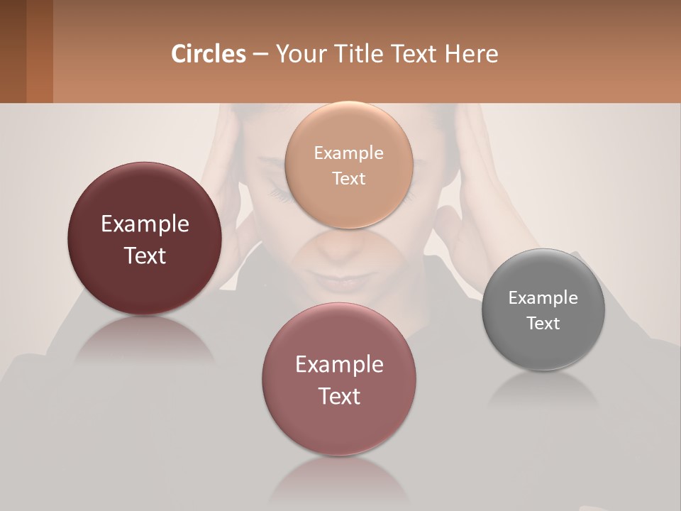 Peaceful Standing Sunset PowerPoint Template