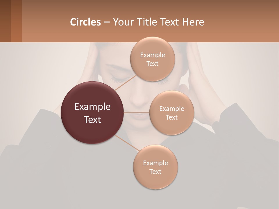 Peaceful Standing Sunset PowerPoint Template