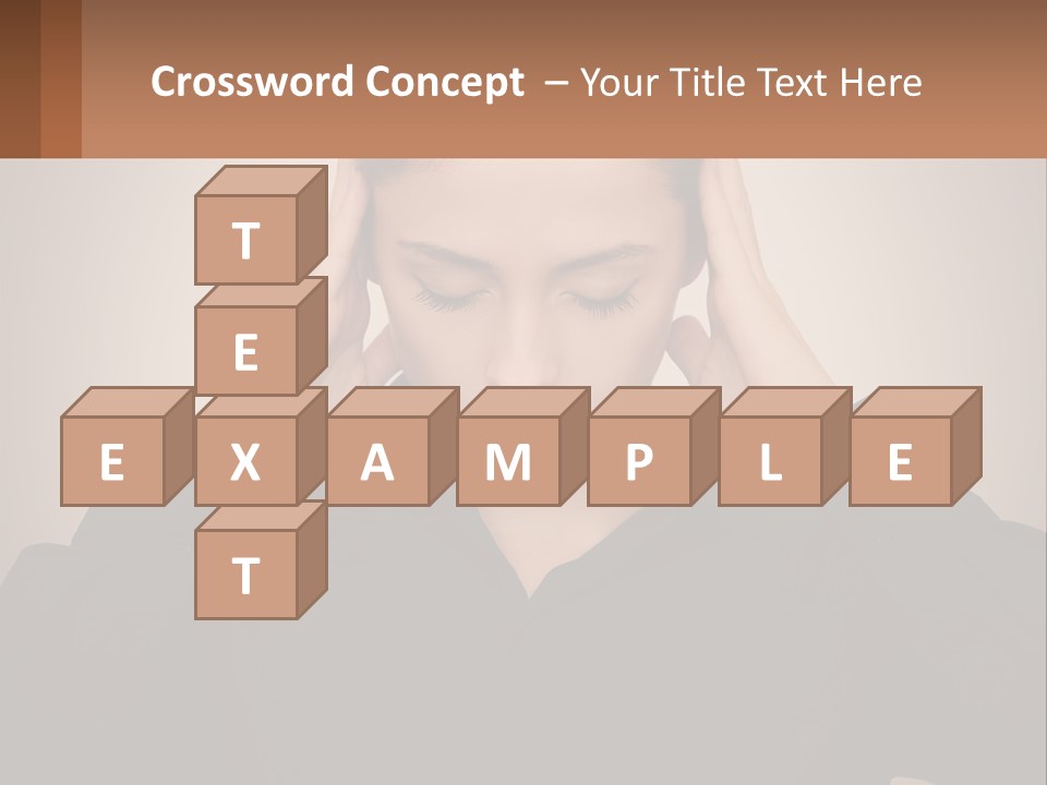 Peaceful Standing Sunset PowerPoint Template