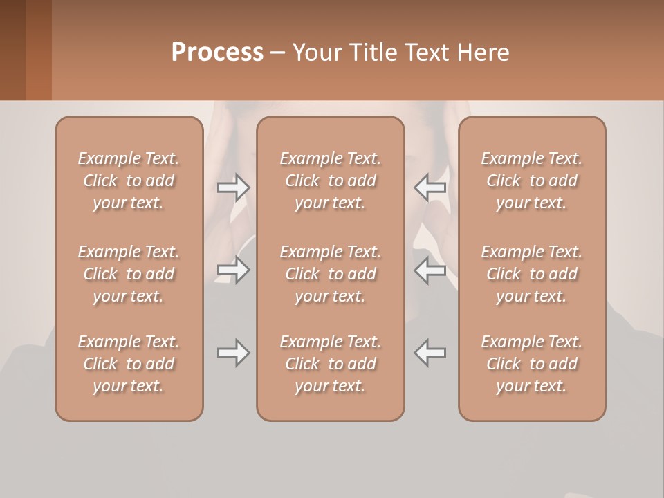 Peaceful Standing Sunset PowerPoint Template