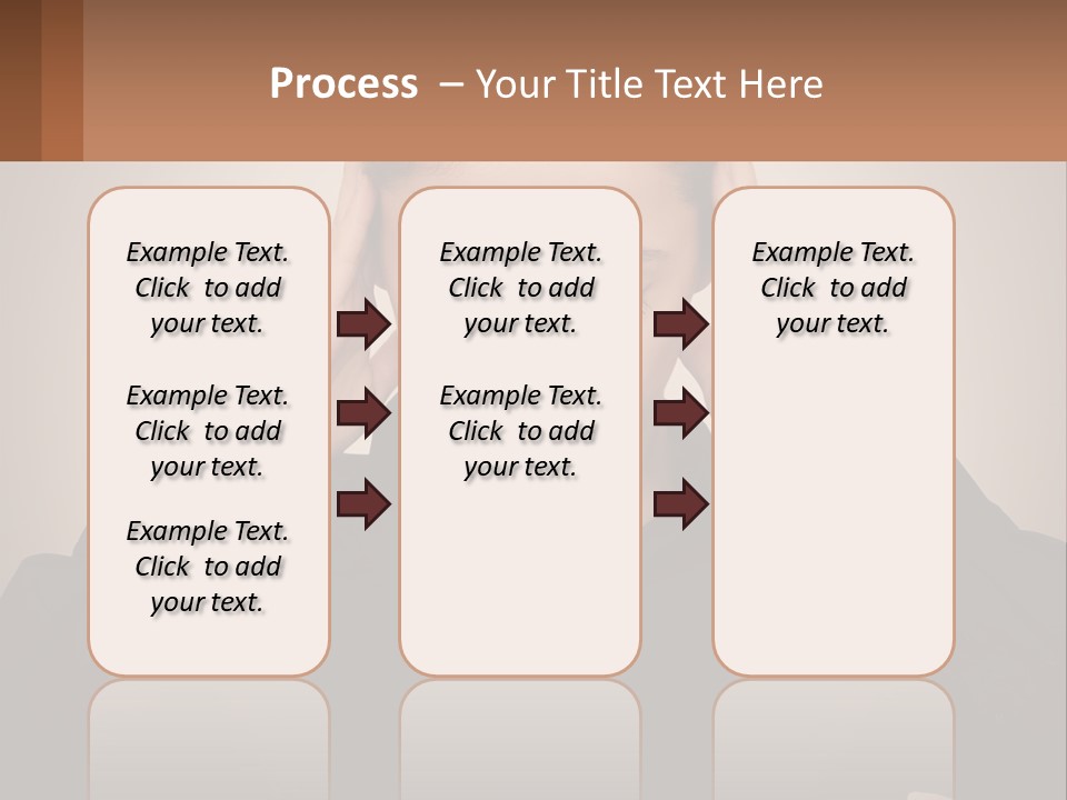 Peaceful Standing Sunset PowerPoint Template