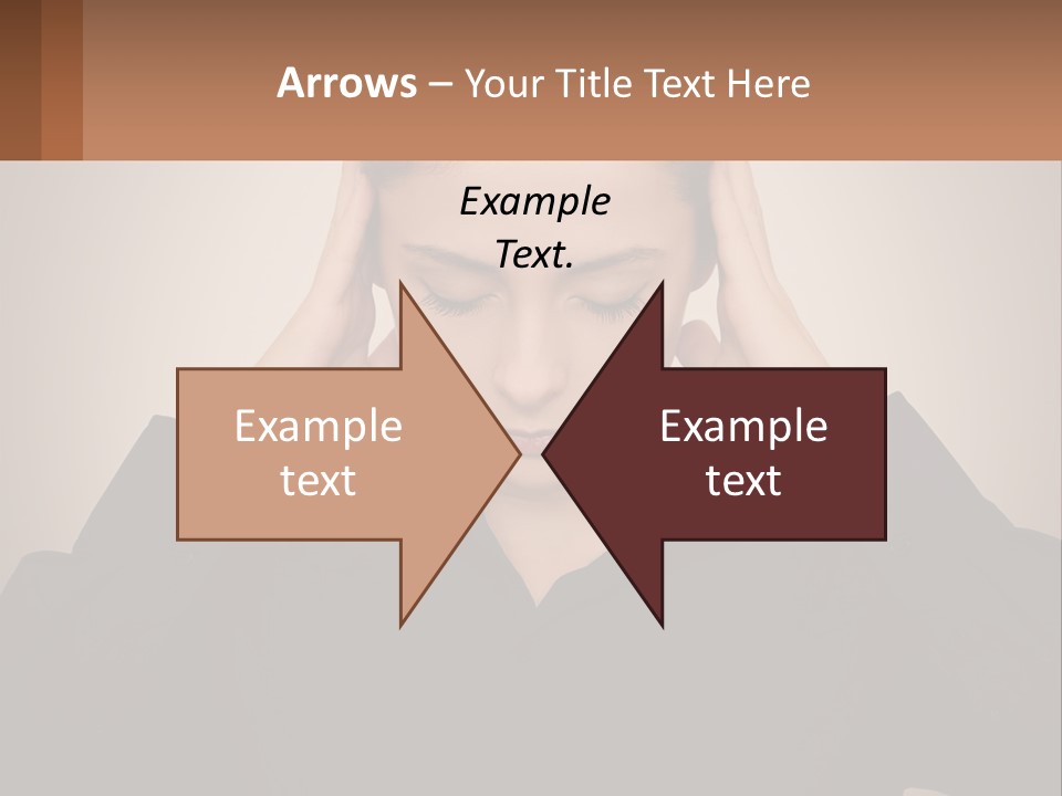 Peaceful Standing Sunset PowerPoint Template