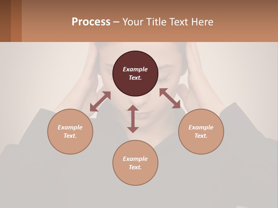 Peaceful Standing Sunset PowerPoint Template