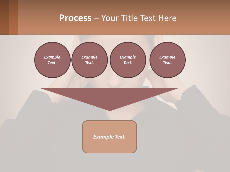 Peaceful Standing Sunset PowerPoint Template