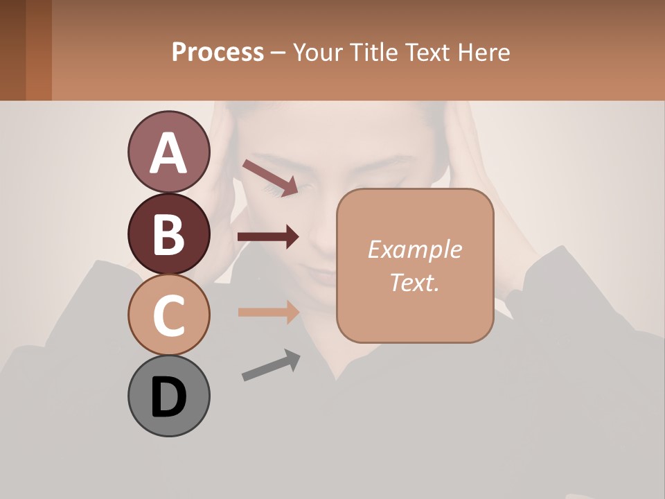 Peaceful Standing Sunset PowerPoint Template