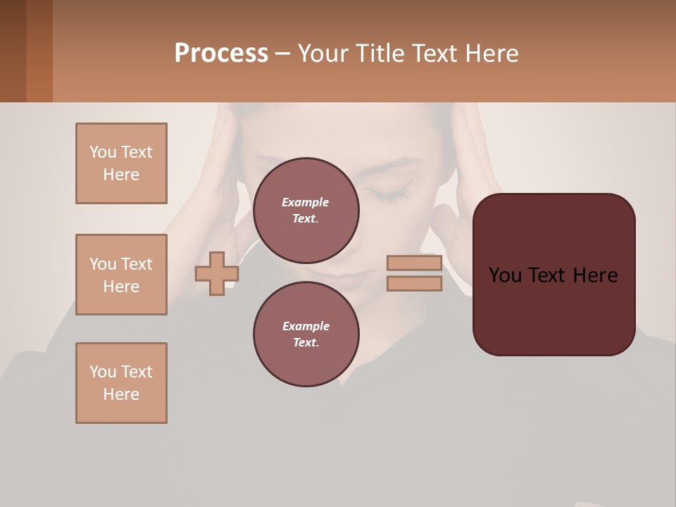 Peaceful Standing Sunset PowerPoint Template