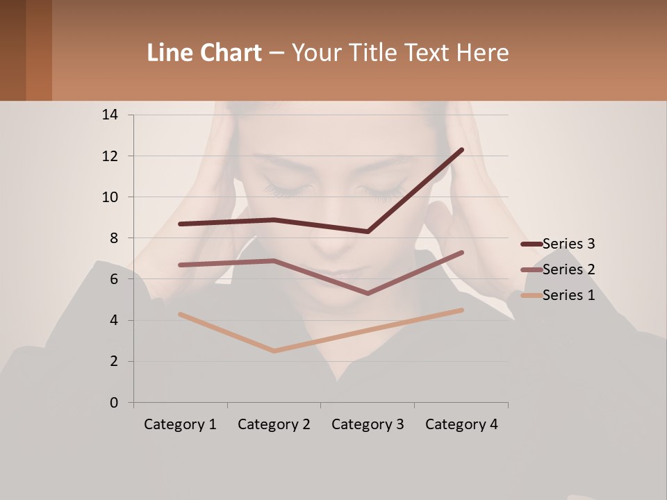 Peaceful Standing Sunset PowerPoint Template