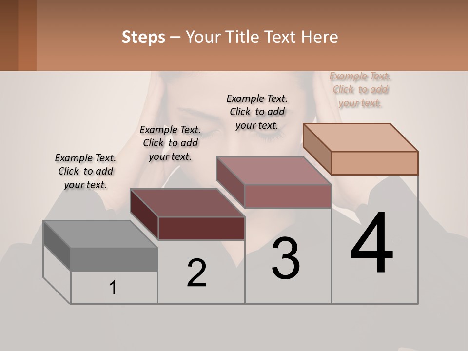 Peaceful Standing Sunset PowerPoint Template