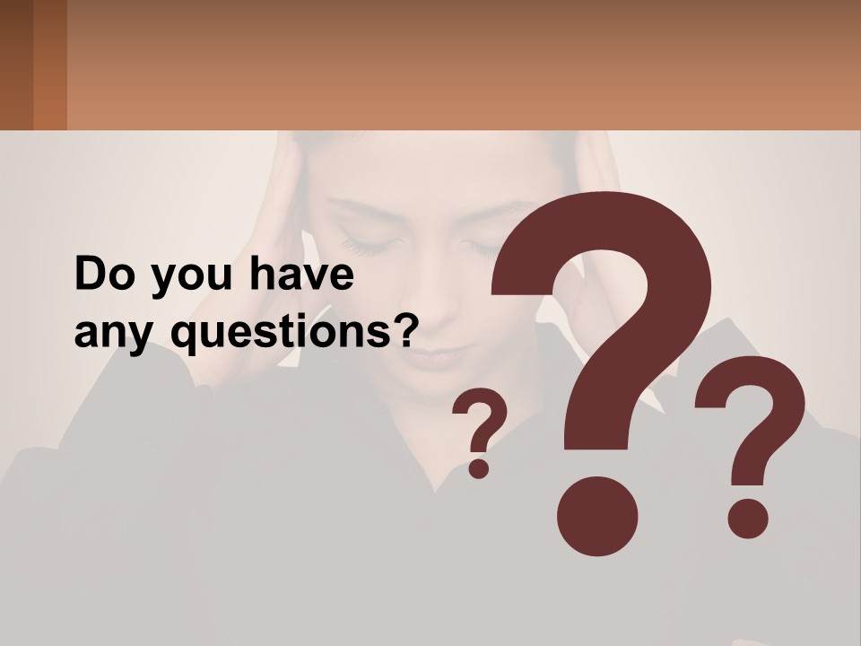 Peaceful Standing Sunset PowerPoint Template