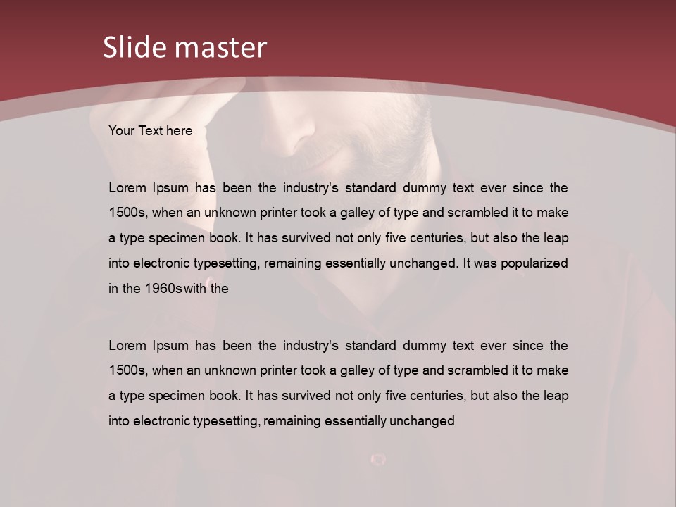 Single Sand Family PowerPoint Template