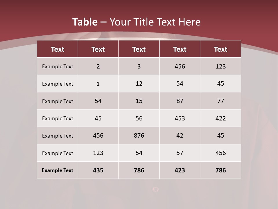 Single Sand Family PowerPoint Template