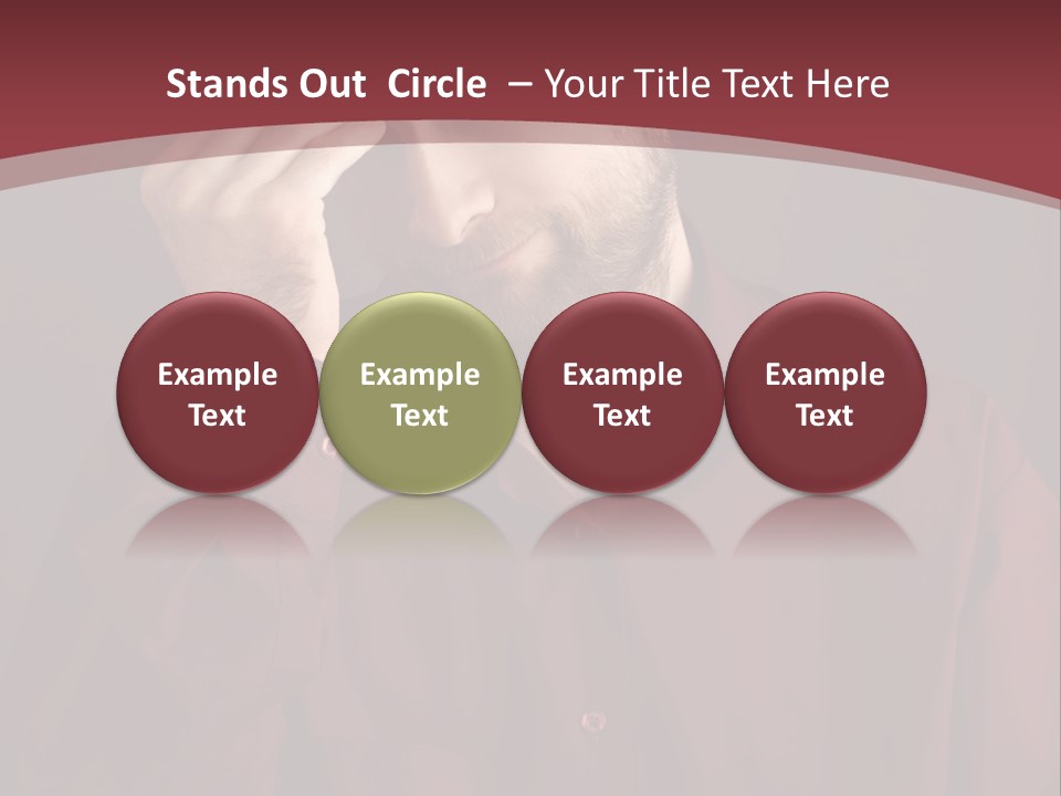 Single Sand Family PowerPoint Template
