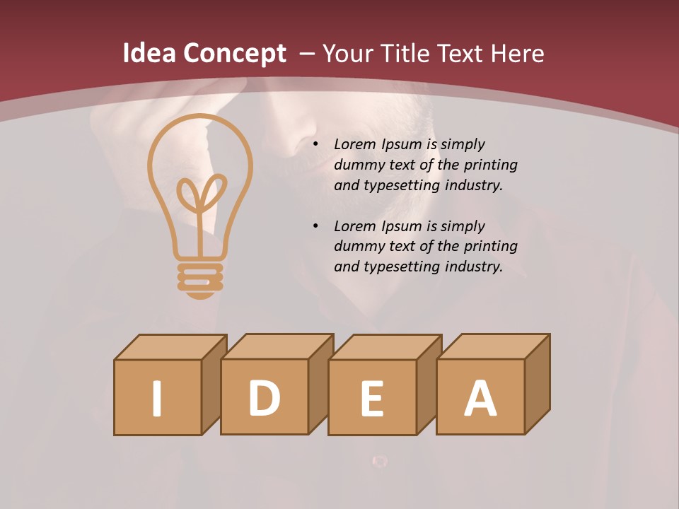 Single Sand Family PowerPoint Template