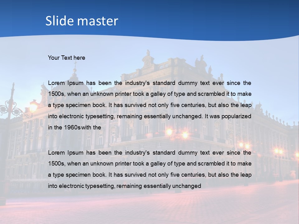 Sunset Sand Coast PowerPoint Template