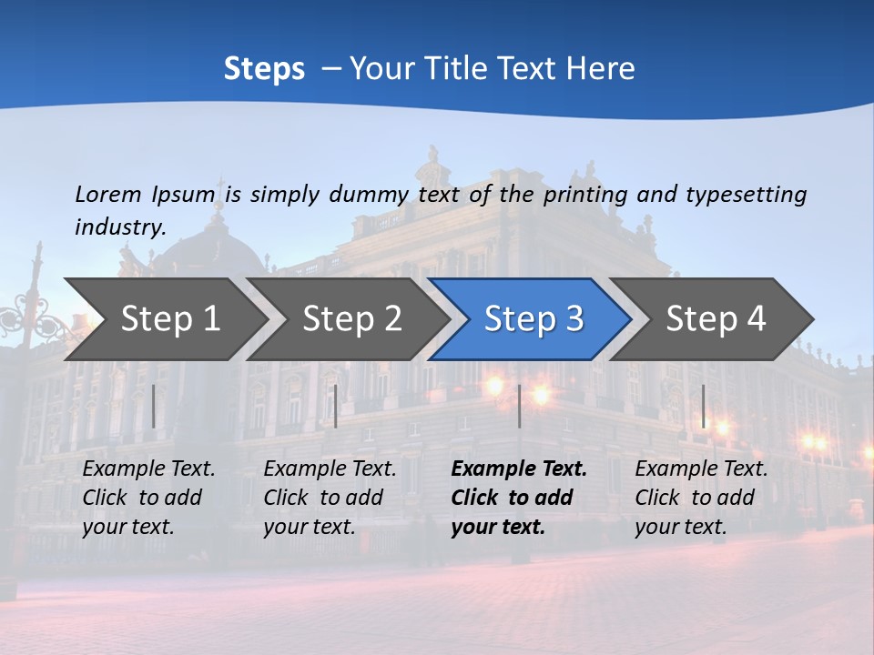 Sunset Sand Coast PowerPoint Template