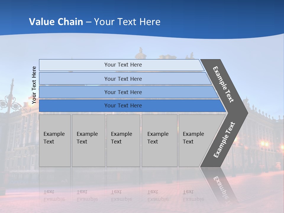 Sunset Sand Coast PowerPoint Template