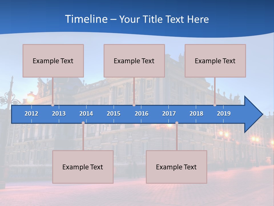 Sunset Sand Coast PowerPoint Template