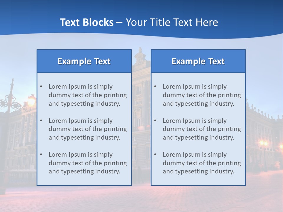 Sunset Sand Coast PowerPoint Template