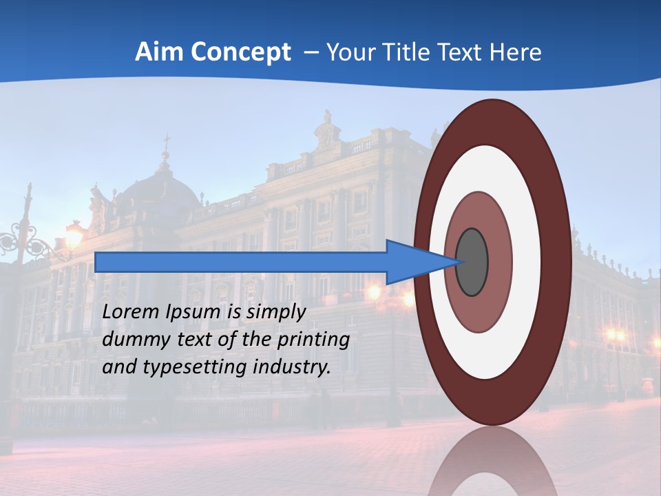 Sunset Sand Coast PowerPoint Template