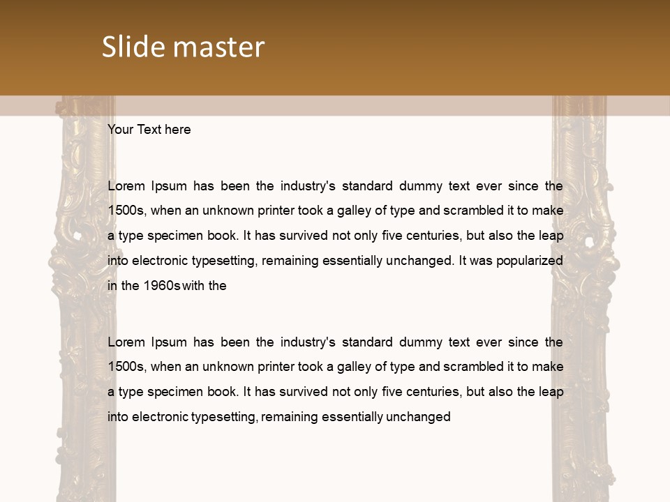 Old Family Lifestyle PowerPoint Template