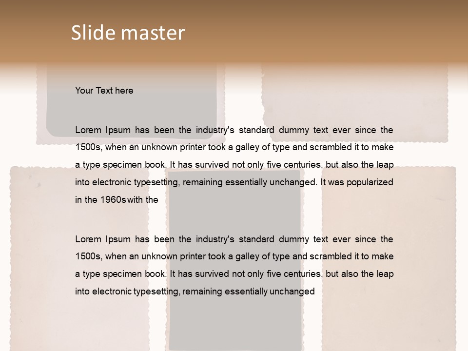 Peaceful Retirement Sunset PowerPoint Template