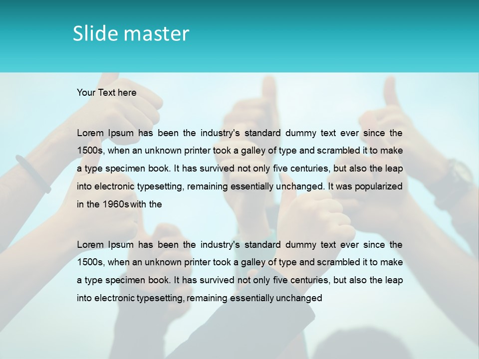 Elderly Retirement Beach PowerPoint Template