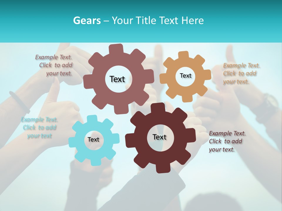 Elderly Retirement Beach PowerPoint Template