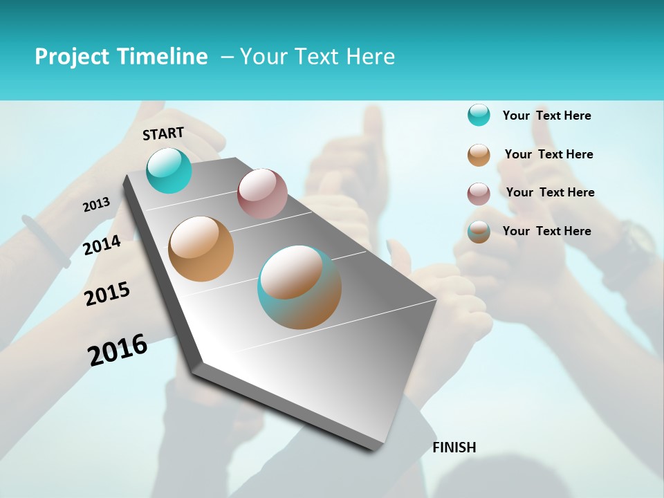 Elderly Retirement Beach PowerPoint Template