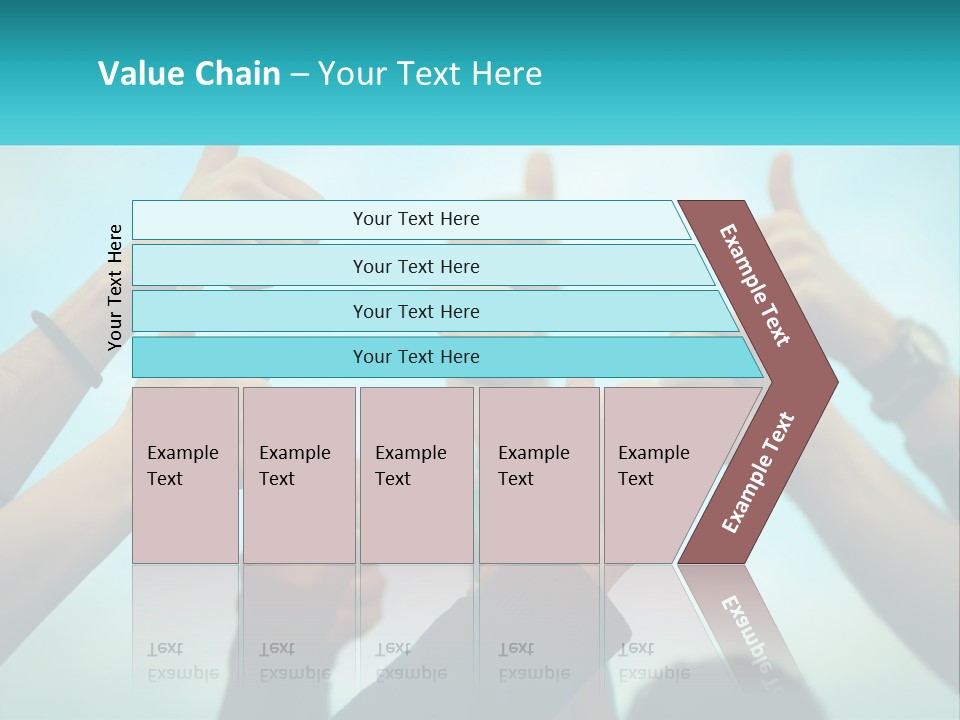 Elderly Retirement Beach PowerPoint Template
