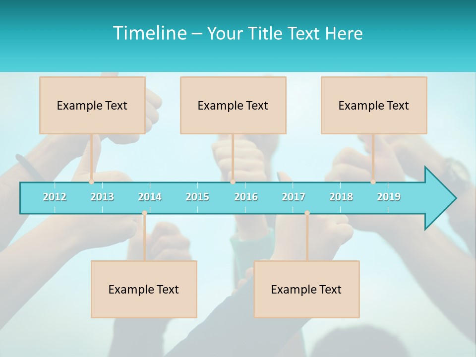 Elderly Retirement Beach PowerPoint Template