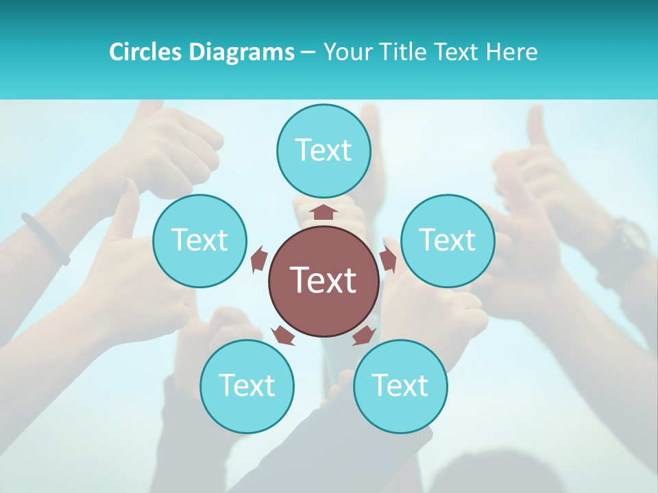 Elderly Retirement Beach PowerPoint Template