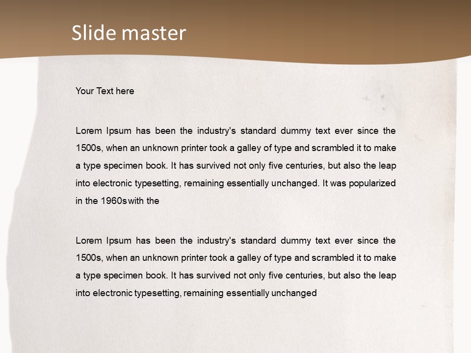 Calm Retired Peaceful PowerPoint Template