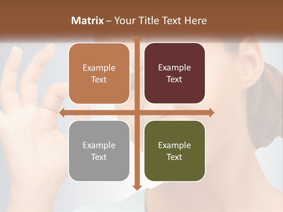 Coastal Portrait Wave PowerPoint Template