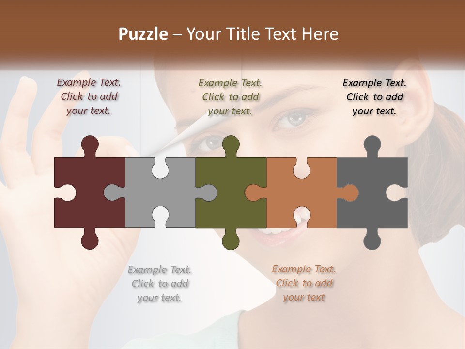 Coastal Portrait Wave PowerPoint Template