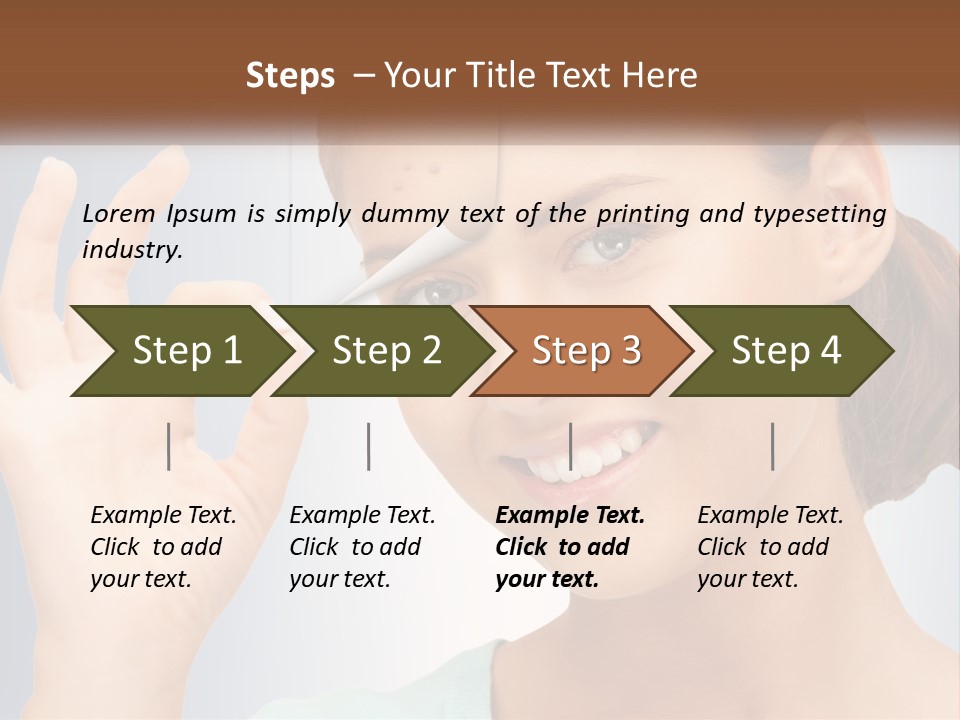 Coastal Portrait Wave PowerPoint Template