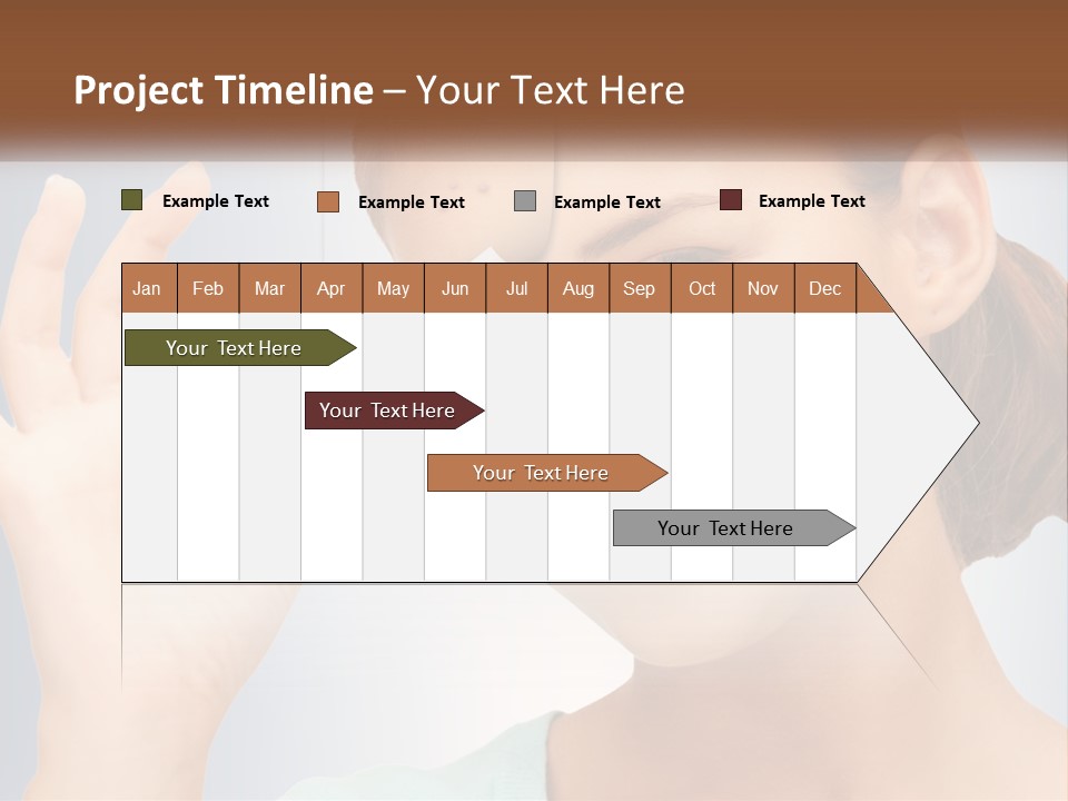 Coastal Portrait Wave PowerPoint Template