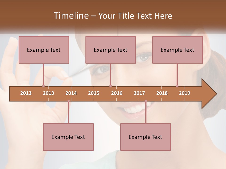 Coastal Portrait Wave PowerPoint Template