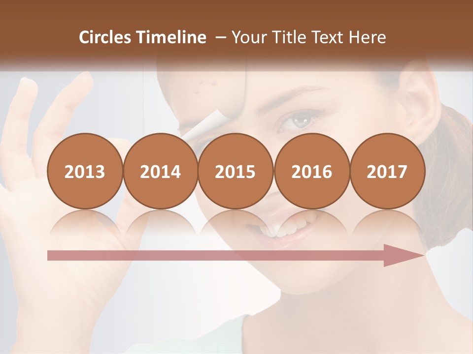 Coastal Portrait Wave PowerPoint Template