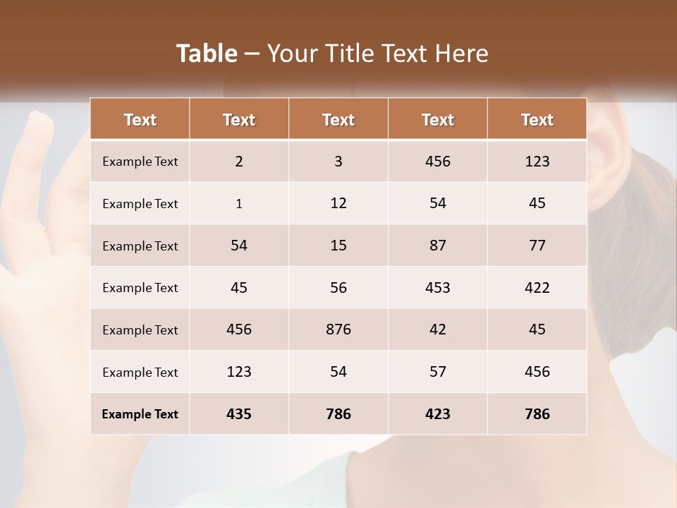 Coastal Portrait Wave PowerPoint Template