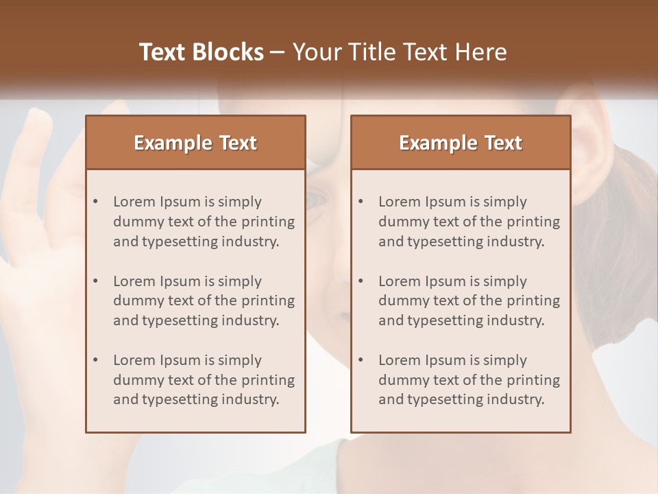 Coastal Portrait Wave PowerPoint Template