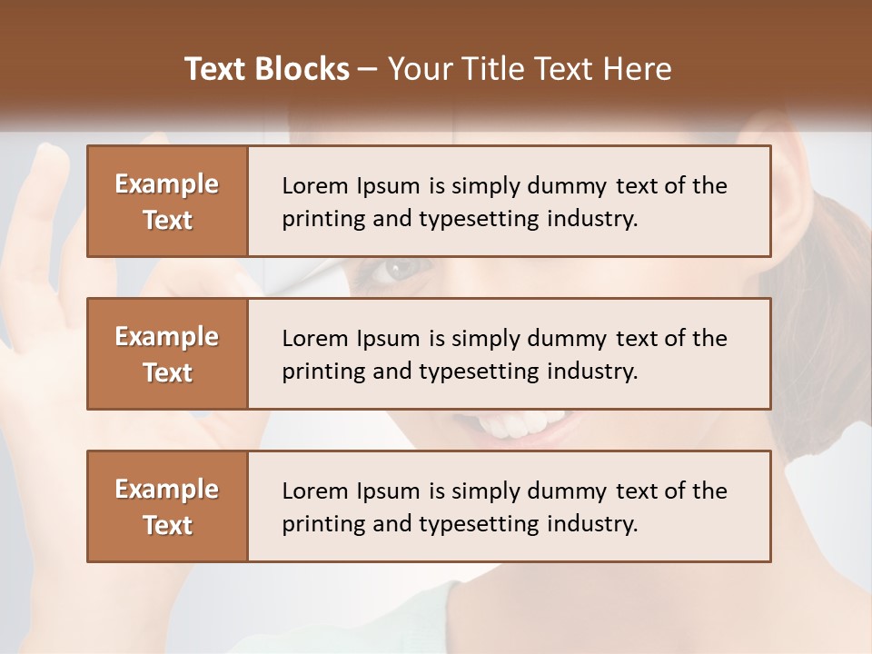 Coastal Portrait Wave PowerPoint Template