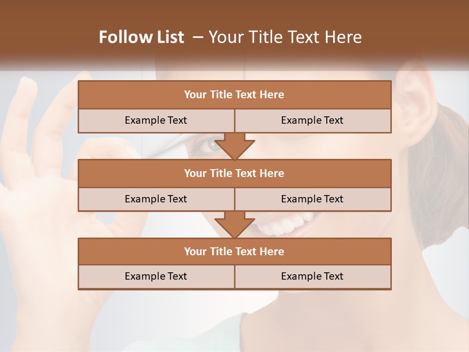 Coastal Portrait Wave PowerPoint Template