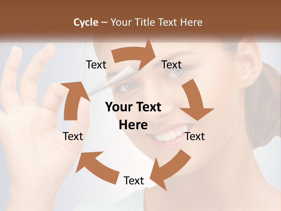 Coastal Portrait Wave PowerPoint Template