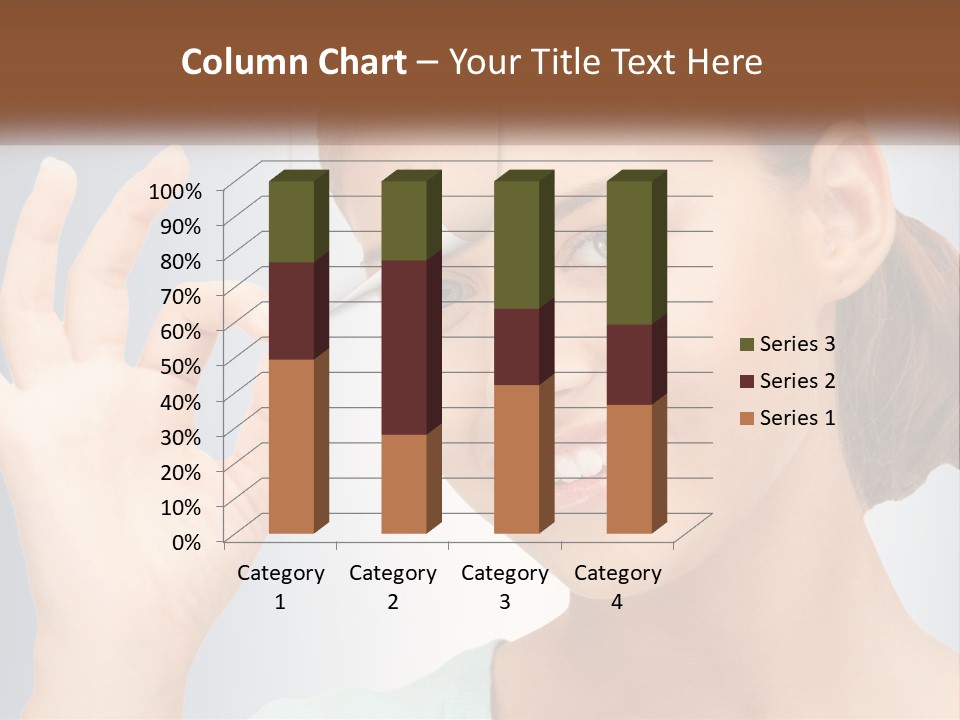 Coastal Portrait Wave PowerPoint Template