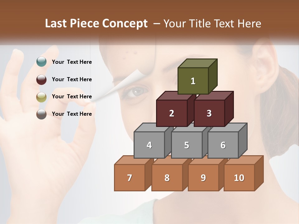 Coastal Portrait Wave PowerPoint Template