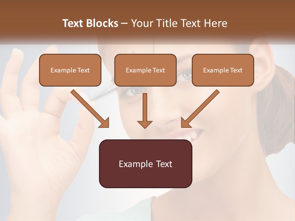 Coastal Portrait Wave PowerPoint Template