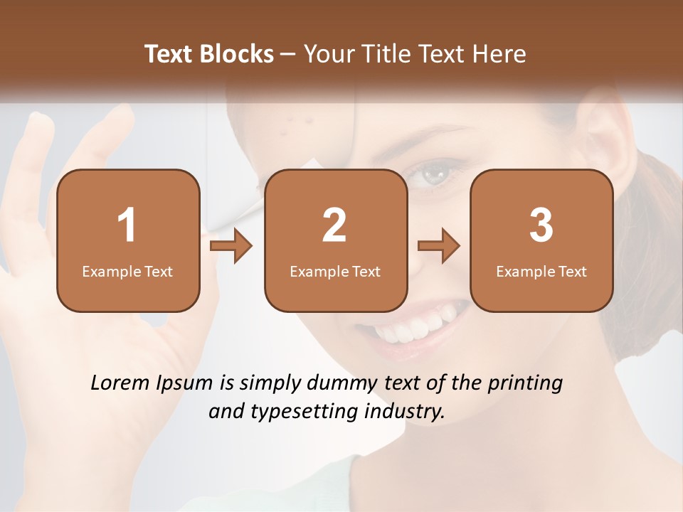 Coastal Portrait Wave PowerPoint Template