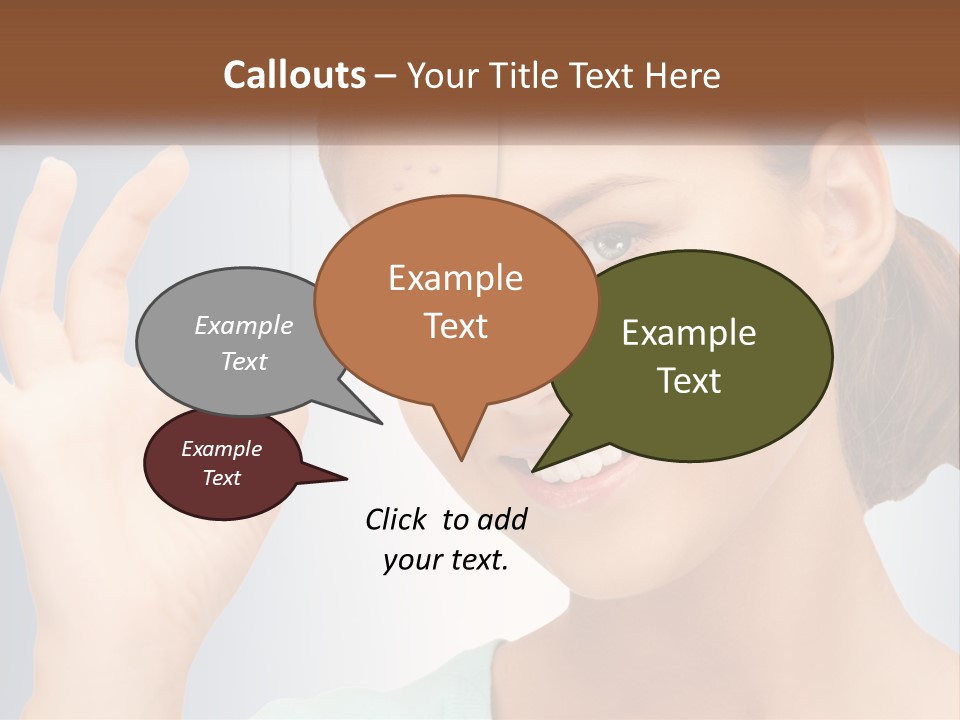 Coastal Portrait Wave PowerPoint Template